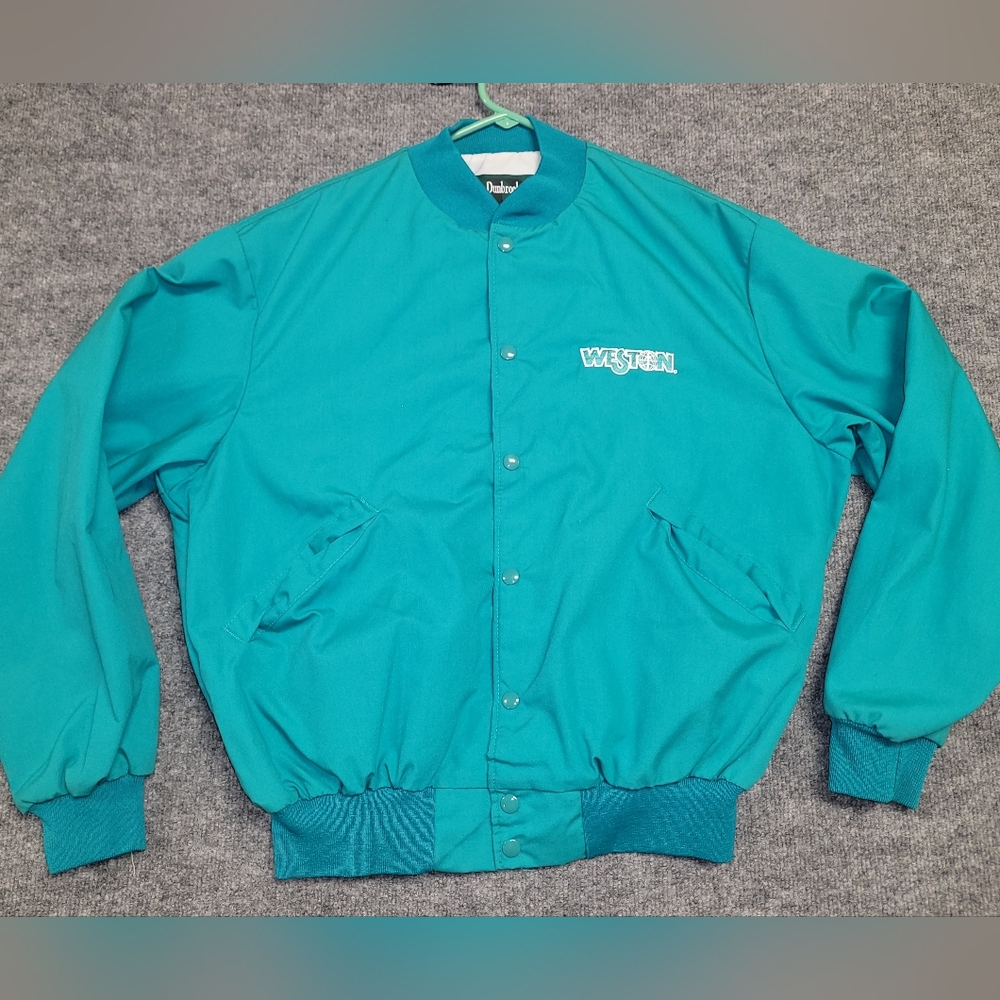Dunbrooke Teal Bomber Jacket L